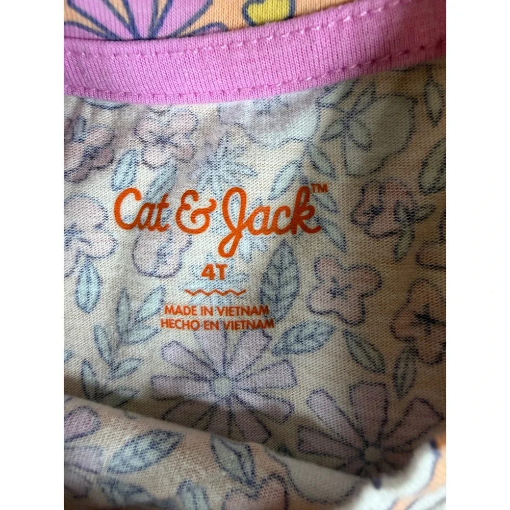 Girls Clothes Lot 4T Old Navy Cat & Jack Floral Aloha Striped Shorts 7pc Bundle